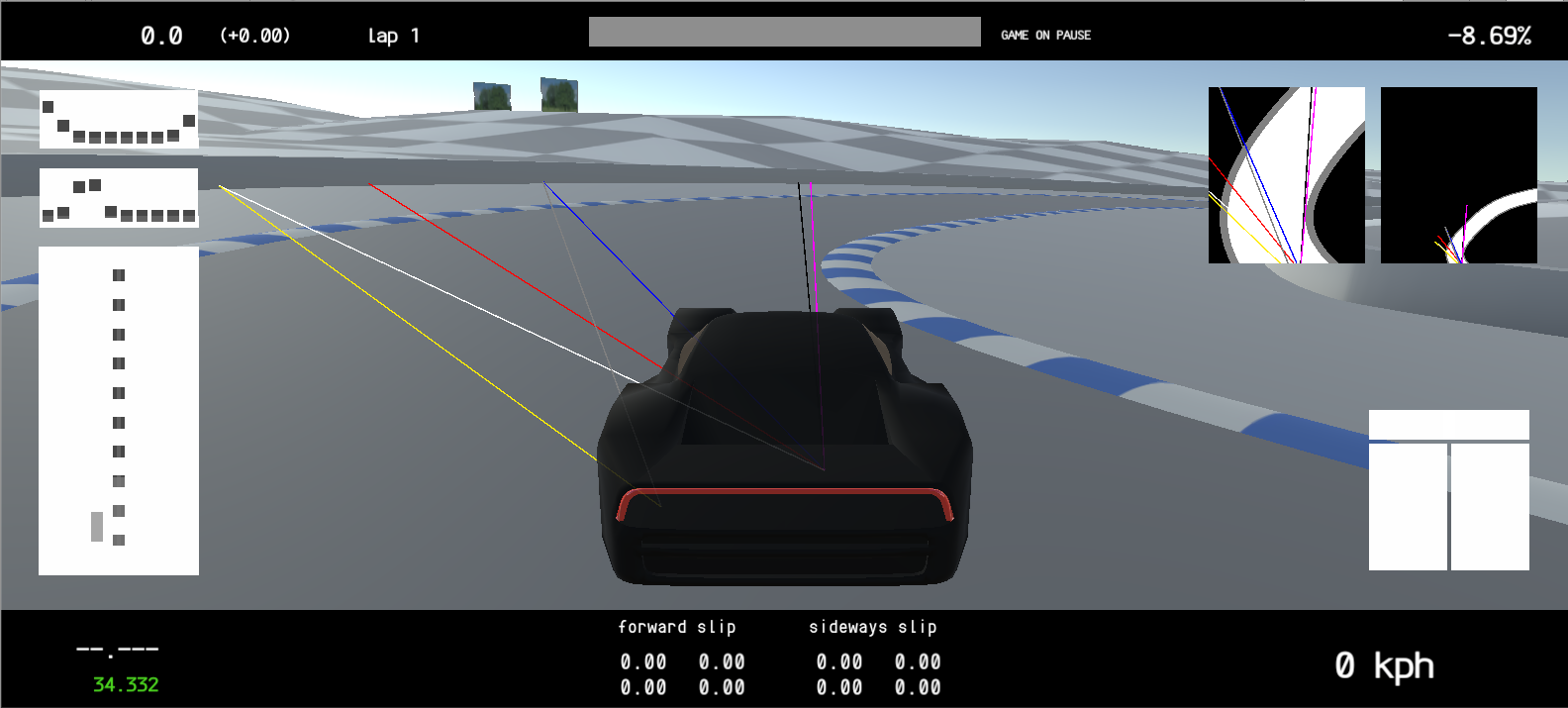 Bachelorthesis: Controlling Race Cars with Deep ANNs